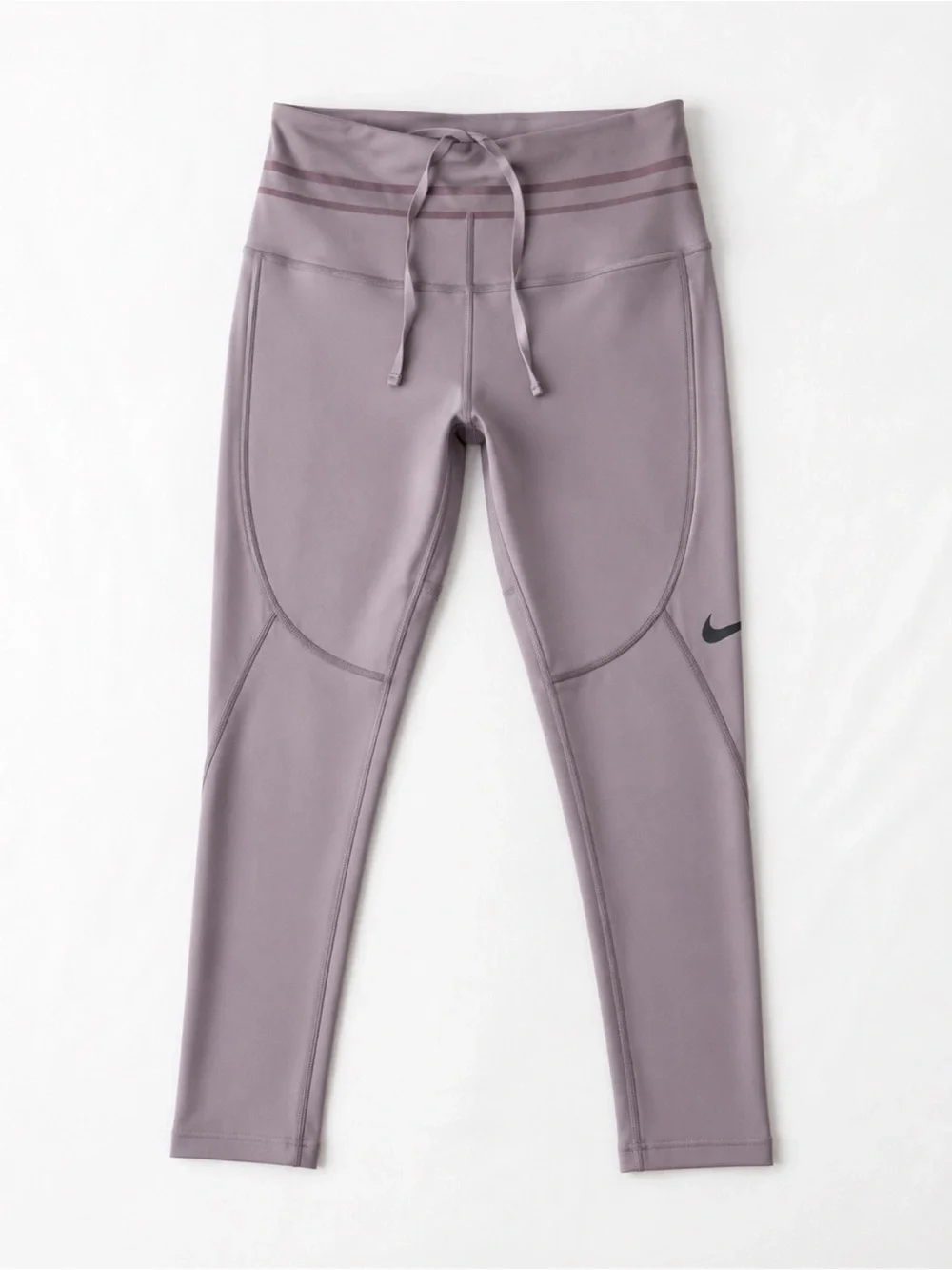 Nike Mauve Cropped Long-Sleeve Athletic Top and leggings small size - Picture 2 of 2